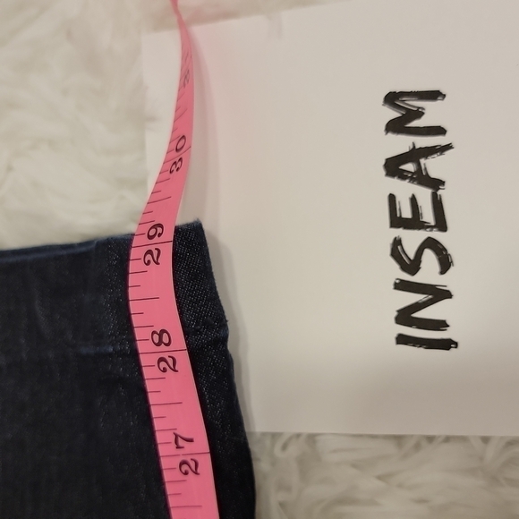 JM COLLECTION dark wash denim jeans size 12 short NWOT - Picture 11 of 12